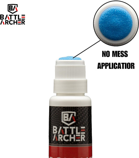 Battle Archer 3D ShaftGlide Arrow Lube Silicone-Based Shaft Lubricant with Sponge Applicator for Easy Arrow Removal