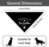 Yishuliwu 2025 Promoted to Big Brother Black Pet Dog Bandanas Triangle Scarf Bandanas Bibs Birthday Party Props Gender