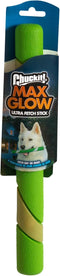 Chuckit! Max Glow Ultra Fetch Stick Outdoor Dog Toy, 12 Inches for All Breed Sizes