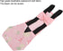 Adjustable Reusable Poultry Diapers with Bow Tie for Chickens and Ducks