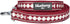 Blueberry Pet Small 3M Reflective Jacquard Dog Leash, 5 ft x 5/8", Marsala Red