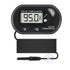 Shutao Digital Aquarium Thermometer with LCD Display - Water-Resistant Sensor Probe and Suction