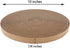 Cat Scratching Board for Indoor Cats, Round Cat Scratcher Refill, Natural Recycled Corrugated Cardboard - 3 Count