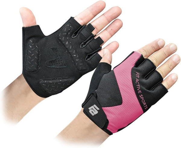 Fit Active Sports Max Grip Weight Lifting Workout Gloves for Gym Lifting,