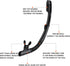 Snorkel Mask Set for Adults - Dry Snorkel, Scuba Diving Mask, Swimming Glasses, Youth Diving