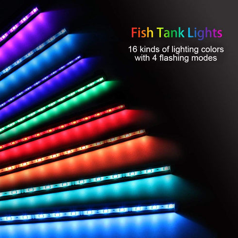 MQ 16 in Submersible LED Aquarium Light, 2.5W Color Changing Light with Remote Control