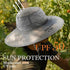 UPF50+ Men's Sun Hat by Home Prefer, Wide Brim Fishing Hat, Foldable UV Protection for Beach Gardening