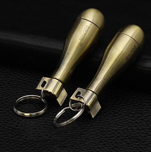 Permanent Match - 3 Pack Flint Matchstick Fire Starter, Keychain Metal Immortal Lighter, Waterproof Survival Gear