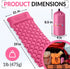 Kids Sleeping Pad for Camping and Sleepovers with Pillow, Inflatable Camping Mattress for Backpacking & Travel