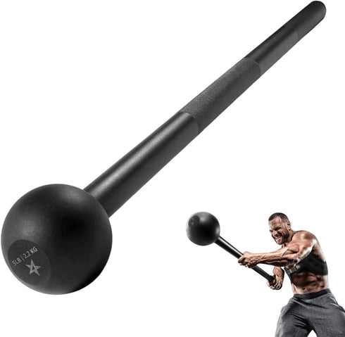 Yes4All Steel Mace Bell for Strength Training - 5 to 30lb for Full Body, Muscles, Rehabilitation, Stretching