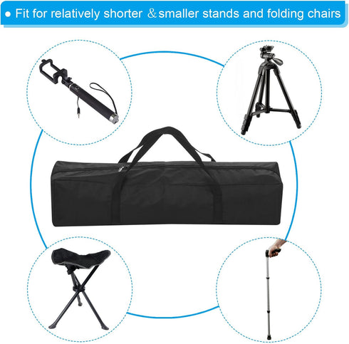 23 Inch PATIKIL Camp Chair Replacement Bag Nylon Folding Chair Carrying Storage Bag for Beach Chair with Large Zipper