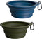 PetBonus 2-Pack Silicone Collapsible Dog Bowls, BPA Free Portable Foldable Travel Bowl for Dogs Cats with 2 Carabiners