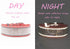 Bling Diamond Dog Collar for Girls, Soft Velvet Leather with Sparkly Crystal Rhinestones, Reflective Stripe, Medium