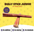 Woofley's 6 Inch Bully Sticks for Small Dogs, 30 Count, Long Lasting Chews