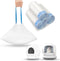 60 Count Drawstring Cat Litter Bags Compatible with MeoWant MW-SC02/MW-SC01/MW-LR01,Thick Automatic &