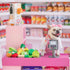 Pack- Nocciola Squeaky Fruits Veggies Stuffed Dog Toys Hide Seek Grocery Basket Crinkle Plush Puppy Toys to Keep Busy