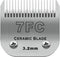 Detachable Pet Dog Clipper Blades Compatible with Andis Size-7FC, Oster A5, Wahl KM Series, Ceramic & Stainless Steel