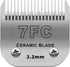 Detachable Pet Dog Clipper Blades Compatible with Andis Size-7FC, Oster A5, Wahl KM Series, Ceramic & Stainless Steel