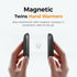 2 Pack, 100-126F, 3-Settings, 8 UT3 OCOOPA Magnetic Hand Warmers Rechargeable UL Safety Heat Pocket-Sized, Max. Hrs
