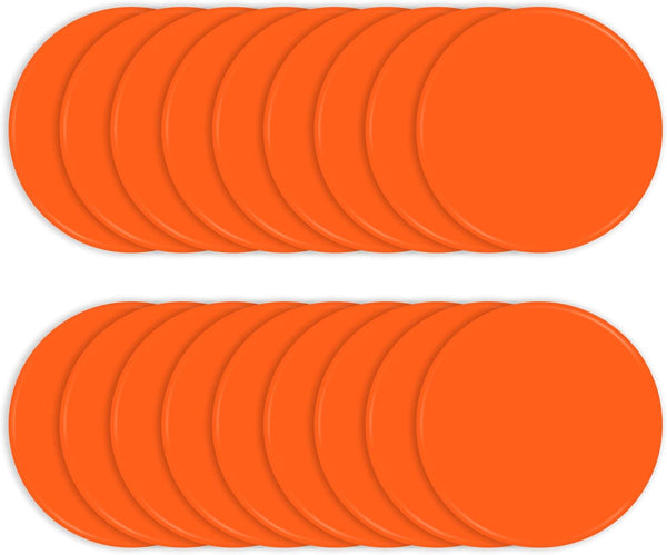 Spot Markers Rubber Floor Dots, 9inch Non Slip Agility Dots for Kids Sports Soccer Basketball Training, Preschool