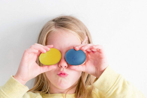 The Friendly Swede Stress Balls for Adults, 3 Squeeze Balls for Hand Therapy & Stress Relief