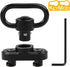 Keymod 2 Point Traditional Sling Mounts Sling Swivels, 2 Pack 1.25" Quick Detach QD Sling Swivels Mount Attachment for Key mod System
