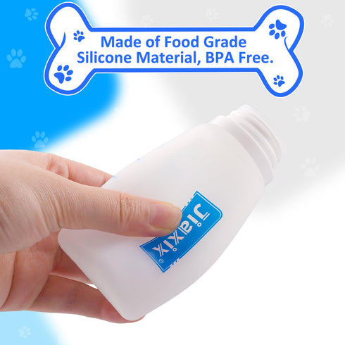3 Pack Kitten Silicone Bottle Feeding Kit,Nipple & Feeding Kit for Kittens, Reusable Newborn Kitten Supplies, Suitable