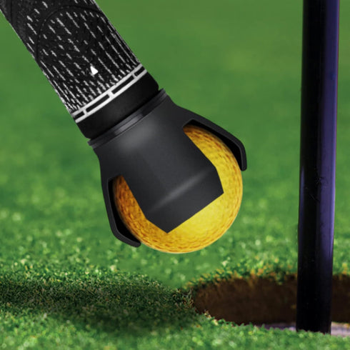 Golf Ball Picker Upper for Putter, Suction Cup Golf Ball Retriever, Grabber for End of Putter Grip, 4 Pack Assorted