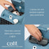 Catit Voyageur Cat Carrier, Medium Size, Blue/Grey, Model 41385