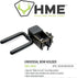 HME Durable Reliable Universally Mountable Hunting Tree Stand Bow Holder - 360 Fork Rotation