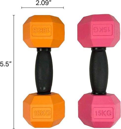 Friends Forever Dog Chew Toy, Interactive Treat Dispensing Puzzle Toy, Non-Toxic Durable Natural Rubber, Pink/Orange 2