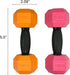 Friends Forever Dog Chew Toy, Interactive Treat Dispensing Puzzle Toy, Non-Toxic Durable Natural Rubber, Pink/Orange 2