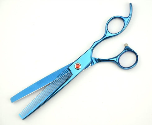 LILYS PET 8.0" Professional Grooming Scissors Kit, Coated Titanium, Sharp Stainless Steel Blade for Dogs