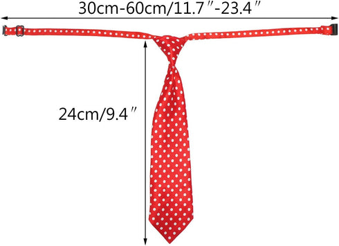 Segarty Dog Ties for Large Dogs, Adjustable Collar with Bow Ties for Grooming Accessories and Costumes