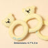 Layheld Set 3pcs) Cat Dog Chew Toy Cute Baby Cute Pacifier Bottle Rattle Plush Squeaker Toys Super Soft Indoor Play Pet