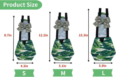 BNVXR 3Pcs Washable Chicken Diapers for Hens & Ducks with Bow Tie Design, Waterproof Cloth Fabric Duck Diapers