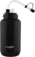 Pro Impact Squeezable Water Bottle - 35.5 Oz with Bendable Long Straw and Spray Cap