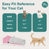 Pawfun Pink-S-2 Self-Adhesive Cat Grooming Wrap