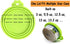 Comtim Pet Food Can Cover - Silicone Can Lids for Dog and Cat Food (Universal Size, Green and Orange)
