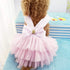 Fashion Pet Dog Clothes, Striped Mesh Puppy Dresses, Small, Pink