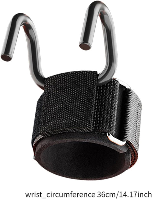 Yiju Weightlifting Hook, Training Gloves, Accessories Strength Training,Pull up Wrist Strap,Deadlift Hook Grip for Men