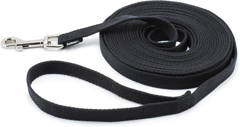PetSafe Cotton Training Lead, 5/8" x 20', Black, Model: CTLD-5/8-X-20