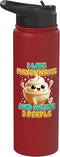 Mayonnaise Costume Mayo Group I Like Mayonnaise And Maybe 3 People Stainless Steel Insulated Water Bottle