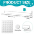 3 Pcs Total Length 33.5'' x 2.25'' Width x 0.16 Thick Clear Pet Window Sill Protector from Dog Cat Scratching Transparent Protection Against Dog Claw Chewing Slobbering Window Cover Guard