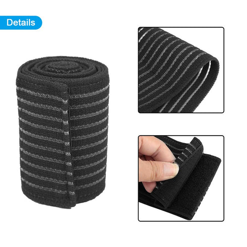 Knee Elastic Bandage Protection Sleeve - Knee Wraps, Gym Support Strap, One Size Fits All, 1 Piece