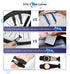 YBEKI NAMUCUO Bike Repair Tool Kits - 19 in 1 Bicycle Tool Set with Saddle Bag and Multi-tool Chain Tool (Black)