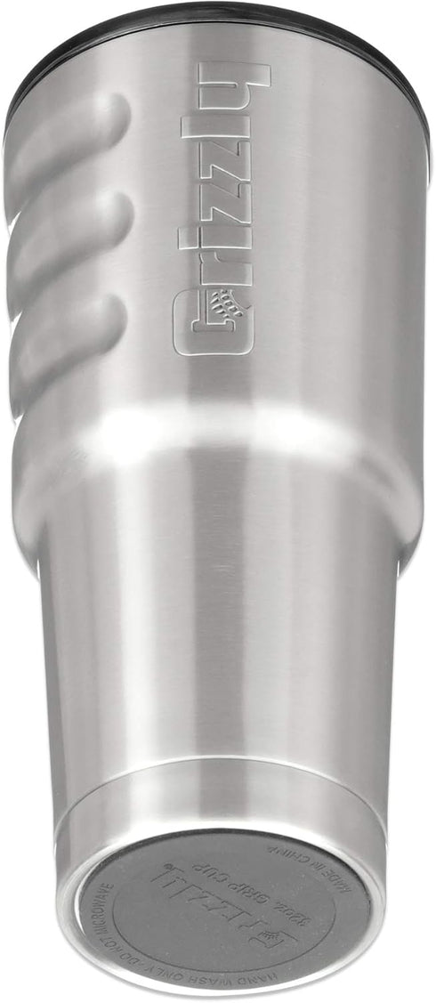 Grizzly Grip Cup 32 oz Tumbler | Stainless Steel | Vacuum Insulated with TwistTop Lid for Coffee Travel
