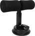 Sit-up Aid | Portable Adjustable Sit Up Bar for Floor | Abdominal Muscle Exercise Equipment for Body Building (Black)