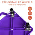 2 1 2 4 Plastic Scooter Boards with Handles for Kids Sitting and Sports Training, with Ring, Ropes and Beanbags, Indoor