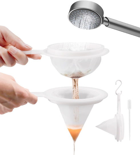 Aquarium Baby Brine Shrimp Sieve Kit - 80 Mesh & 200 Mesh Eggshell Separator for Brine Shrimp Hatchery
